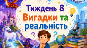Тематичний тиждень "Вигадки та реальність" 4 клас НУШ Стіна слів