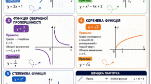 Види функцій (робочий аркуш)
