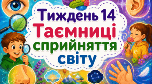 Тематичний тиждень "Таємниці сприйняття світу" 4 клас НУШ Стіна слів