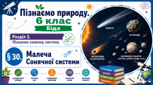 Малеча Сонячної системи. Презентація, інфографіка, робочий аркуш