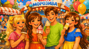 🎈🍦Пазл🍨🎈🌈 Свято морозива🍦🎈