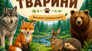 Демонстраційний матеріал "ДИКІ ТВАРИНИ"