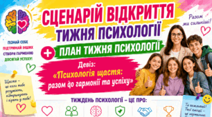 Сценарій відкриття Тижня психології (план + ігри + диплом)