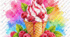✨Розмальовка та малюнок ✨🌸 "Малинова мрія"🍧🍦💗✨