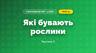 Які бувають рослини (3 клас, Я досліджую світ, Гільберг)