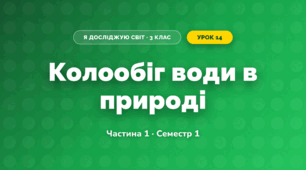 Колообіг води в природі (3 клас, Я досліджую світ, Бібік Н.М., Бондарчук Г.П., Павлова Т.С.)