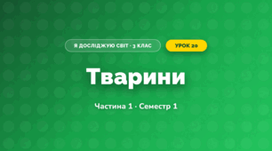 Тварини (3 клас, Я досліджую світ, Бібік Н.М., Бондарчук Г.П., Павлова Т.С.)