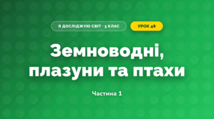 Земноводні, плазуни та птахи (3 клас, Я досліджую світ, Грущинська І.В., Хитра З.М.)