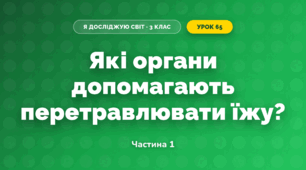 Які органи допомагають перетравлювати їжу? (3 клас, Я досліджую світ, Грущинська І.В., Хитра З.М.)
