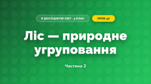 Ліс — природне угруповання (3 клас, Я досліджую світ, Жаркова)
