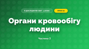Органи кровообігу людини (3 клас, Я досліджую світ, Жаркова)