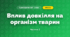 Вплив довкілля на організм тварин (3 клас, Я досліджую світ, Тагліна)