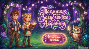 Пригода "Таємниця загубленого алфавіту"