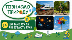 Що таке рух та які бувають рухи. Презентація, інфографіка, робочий аркуш