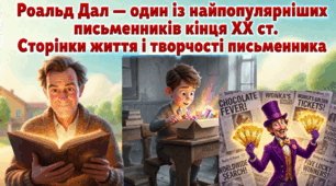 Роальд Дал — один із найпопулярніших письменників кінця ХХ ст. Сторінки життя і творчості письменника