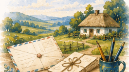 Робочий аркуш до уроку "Ганна Черінь. Збірка «Листування» («Початок листування», «Дідусева відповідь», «Писання йде нелегко», «Другий лист Івася», «Листування з Євгеном», «Уже не буде листів від дідуся…»)"