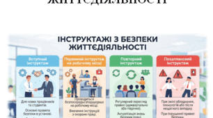 Збірник. ІНСТРУКТАЖІ З БЕЗПЕКИ ЖИТТЄДІЯЛЬНОСТІ