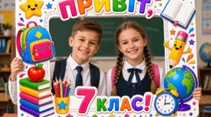 📸 Фоторамка «Привіт, 7 клас!»
