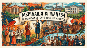 Ліквідація кріпацтва та реформи 60 – 70 – х років ХӀХ століття.