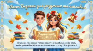 🚸 Урок безпеки: у школі, на вулиці та дорогою додому 🛡️ Інтерактивна презентація