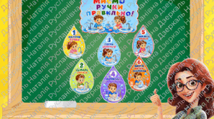 Оформлення «Миємо ручки правильно»