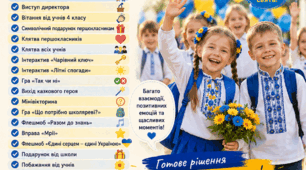 Сценарій свята Першого дзвоника для учнів 1–4 класів💙💛 «Україна починається з нас!»