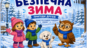 Комікс "Правила поведінки взимку", 1-4 класи
