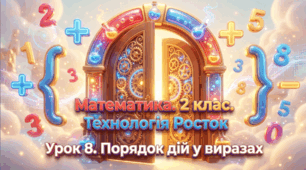 Росток 2 клас Ч.2 Урок 8 Математика. 2 клас. Технологія «Росток». Урок 8 «Порядок дій у виразах»