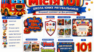 «Місія 101: школа юних рятувальників» — яскравий комплект до Дня рятівника