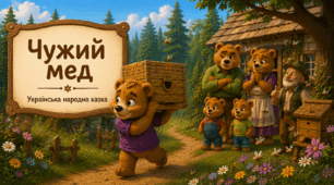 Українська народна казка "Чужий мед"