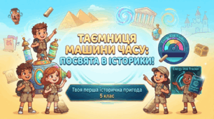 Перший урок історії у 5 класі (НУШ). Інтерактивна презентація-квест «Таємниця Машини Часу: Посвята в історики!»