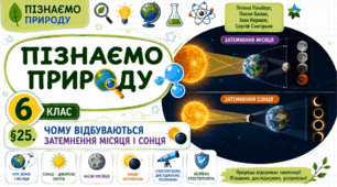 Чому відбуваються затемнення Місяця і Сонця. Презентація, інфографіка, робочий аркуш