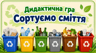Дидактична гра «Сортуємо сміття»