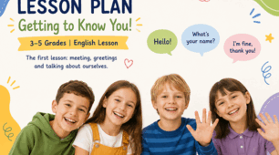 План-конспект першого уроку англійської мови | Getting to Know You | 3–5 класи | Lesson 1 Plan