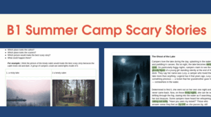 A2+/B1 Summer Camp Scary Stories