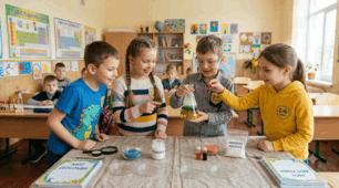 Наука на дотик. Прості досліди у початковій школі.
