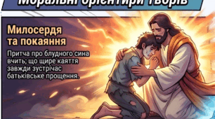 Матеріал (інфографіка, інтелект - карта) до уроку "Притча про блудного сина. Легенди: про Вавилонську вежу, про Мойсея"