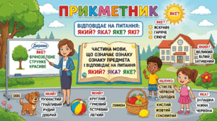 «Прикметник», 2 клас