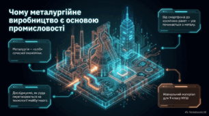 Презентація з географії 9 клас НУШ: Чому металургійне виробництво є основою промисловості