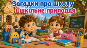 ⭐ Загадки про школу і шкільне приладдя