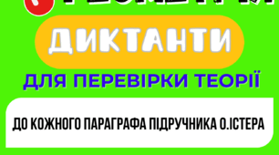 Математичні диктанти з теорії. Геометрія 7 клас (НУШ). До підручника О. Істера