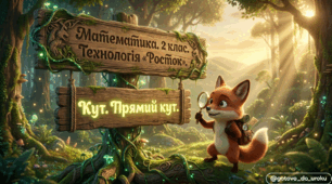 Росток 2 клас Ч.2 Урок 13 Математика. 2 клас. Технологія «Росток». Урок 13. Кут. Прямий кут