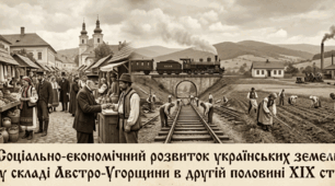 Соціально-економічний розвиток українських земель у складі Австро-Угорщини в другій половині XIX ст.