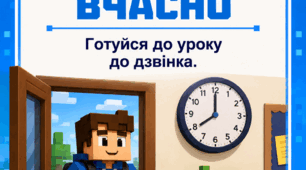 Яскраві постери «Правила нашого класу» в стилі Roblox