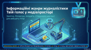 Інтерактивна презентація «РМ. Інформаційні жанри журналістики: замітка, репортаж, інтерв’ю (загальне ознайомлення). Інтерв’ю, замітка чи репортаж для розміщення на вебсайті закладу освіти»