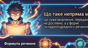 Матеріал (інфографіка, інтелект - карта) до уроку "Непряма мова. Заміна прямої мови непрямою"