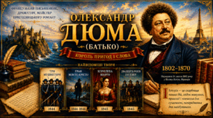 📚Олександр Дюма (батько) — майстер історико-пригодницького роману⚔️