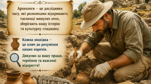 Постер «15 серпня — День археолога»