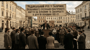 Радикальний рух у Галичині. Особливості суспільно-політичного життя на Буковині та Закарпатті в другій половині XIX ст.