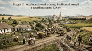 Розділ Ill. Українські землі у складі Російської імперії в другій половині ХІХ ст. 